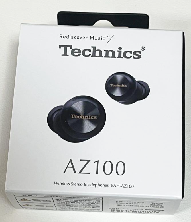 Technics EAH-AZ100-K Black wireless earphones magnetic fluid 