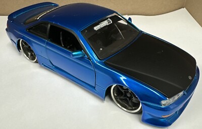 JADA DUB CITY Blk&Blue NISSAN 240SX SCALE 1/24 - LOOSE! NO BOX! | eBay