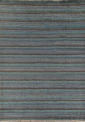 Geometric Modern Moroccan Oriental Area Rug 9'x12' Wool Handmade Room Size Rug