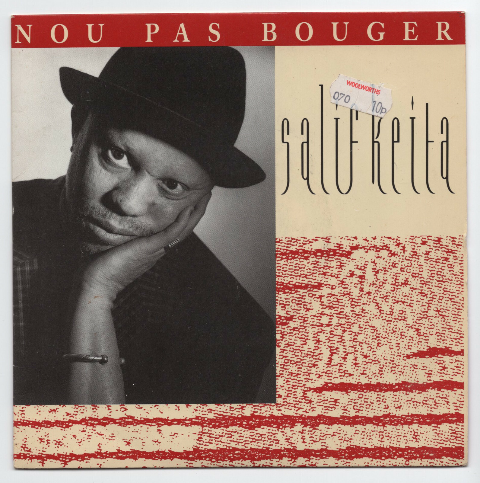 (U861) Salif Keita, Nou Pas Bouger - 1989 - 7 inch vinyl