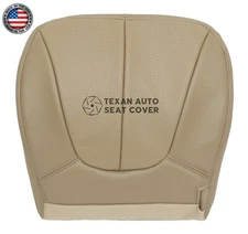1998 Ford Expedition XLT 5.4L Driver Bottom Perforated Leather Seat Cover Tan