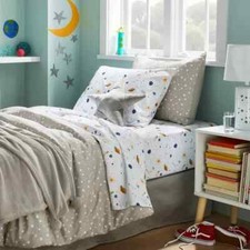 4 pc Pillowfort Space Full Sheet Set NIP