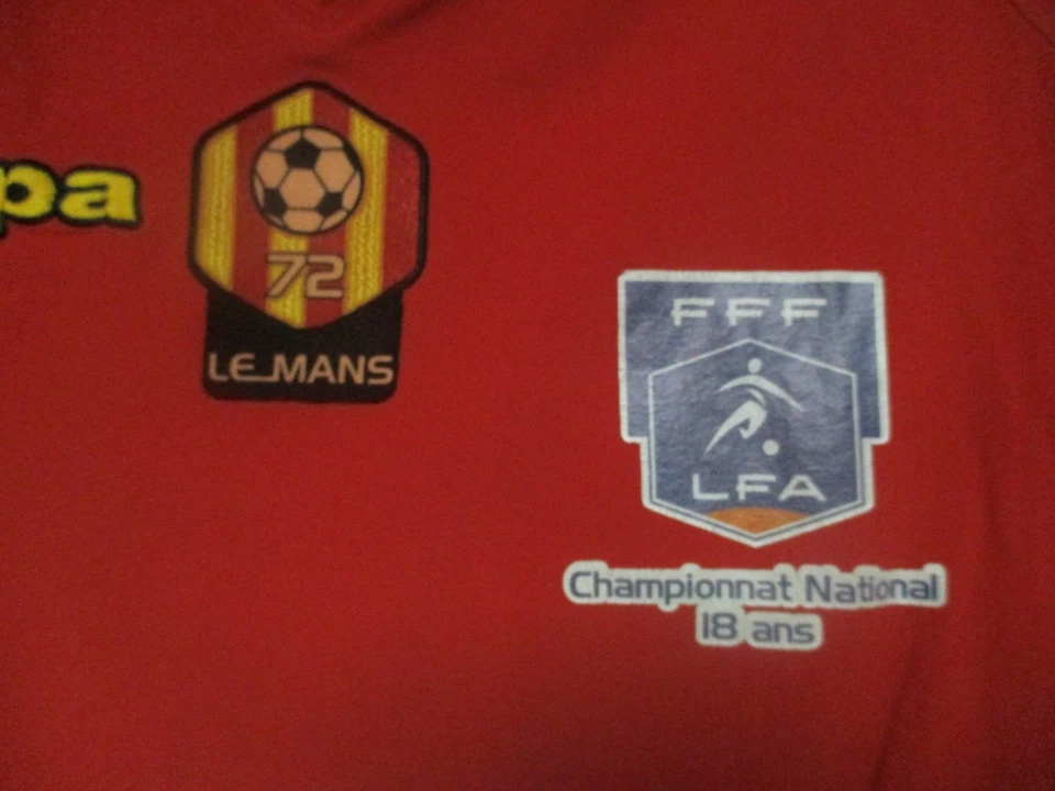 Maillot LE MANS 72 MUC porté n°12 KAPPA match worn shirt manches longues XL - Photo 4/4