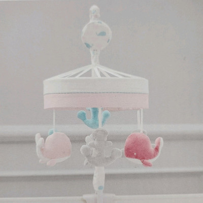 Just Born Musical Mobile Sail Into Your Dreams Sea Creatures Whales Nautical NIB