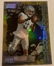 2023 Score Breakthrough Gold Zone /50 Jameson Williams #2- DETROIT LIONS