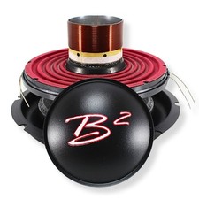 B2 Audio Riot Re-cone Kit Drop-In 10" 2-Ohm 3" Coil Carbon Fiber