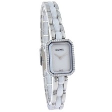 Chanel Premiere H2132 Quartz Watch Ceramic SS Diamond N.Q.M.***** 145880