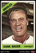 1966 Topps #229 Hank Bauer Orioles 1.5 - FAIR