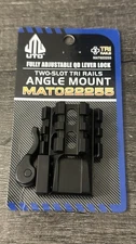 UTG 2 Slot Tri Rail Angle Mount QD
