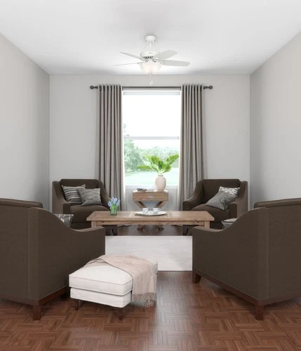 Hunter Fans - Builder 42 Inch Ceiling Fan with LED Light Kit and Pull - Picture 4 of 4