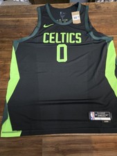 Nike Boston Celtics Jayson Tatum Jersey Sz 2XL 24/25 City Edition Black FQ4458