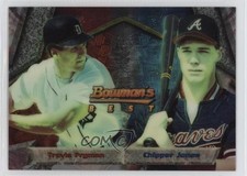 1994 Bowman's Best Refractor Travis Fryman Chipper Jones #108 HOF 12hl