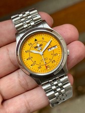Seiko 5 7s26-02J0 SNK803 daydate stainless steel automatic mens wrist watch