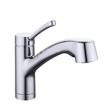 Glacier Bay McKenna Pull Out Sprayer Kitchen Faucet w/Turbo Spray, Single Handle