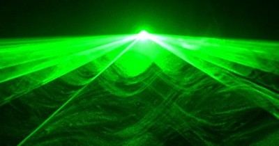 WILLI PRO 100W S25G Laserlicht GRÜN. Für DJ Karaoke Club Kneipe Mobiler DJ mit DMX