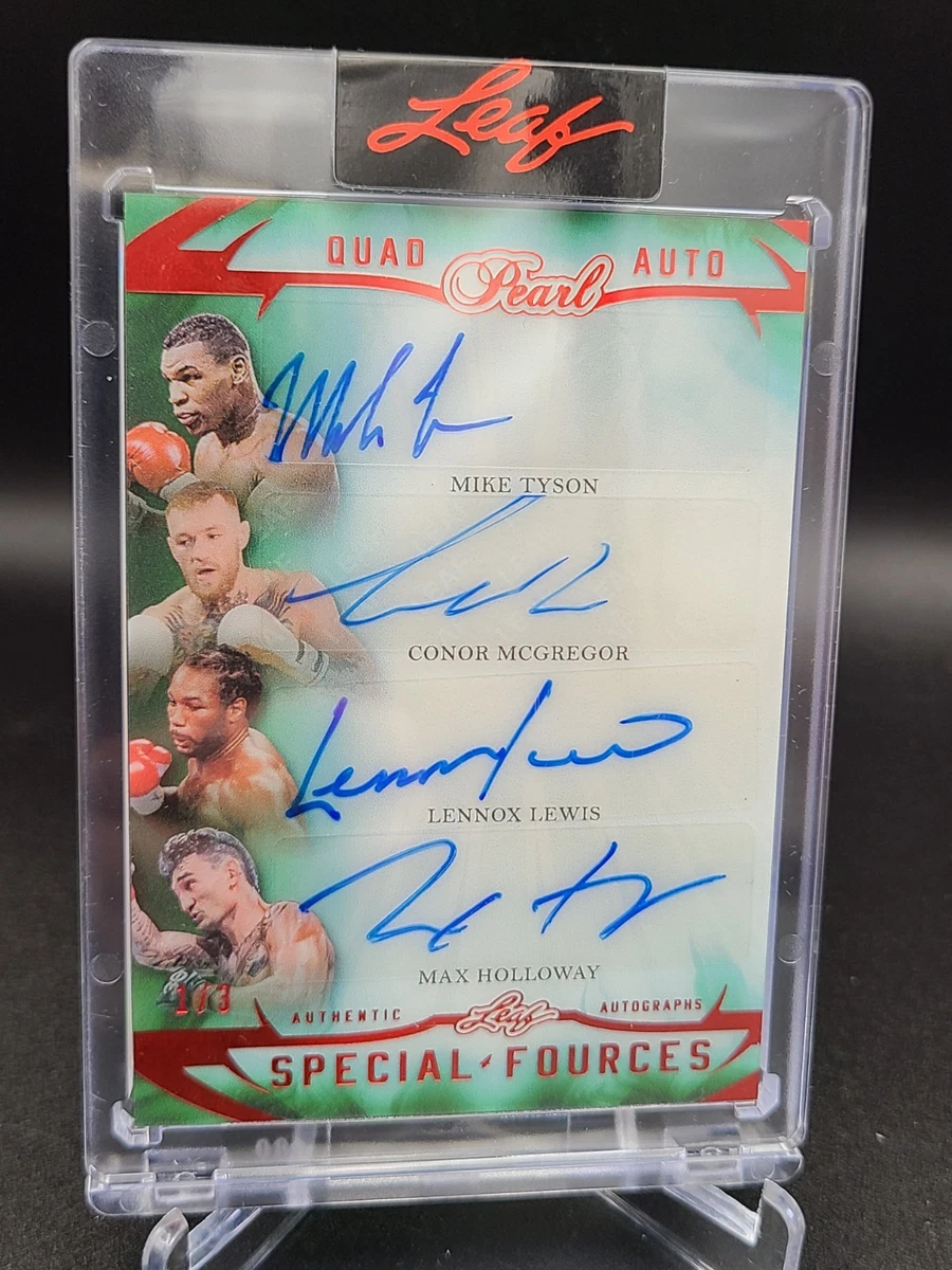 Leaf Autographed Boxing Sports Trading Cards & Accessories for