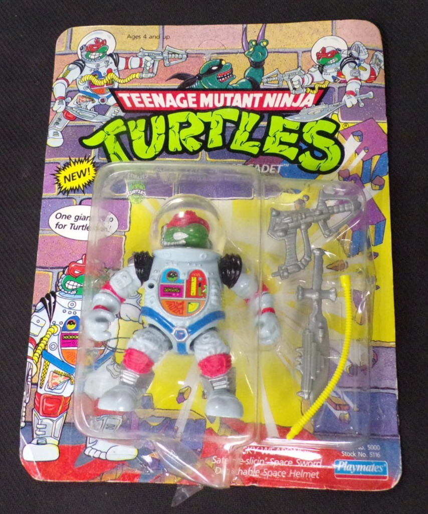 VINTAGE 1990 PLAYMATES TMNT UNPUNCHED RAPH, THE SPACE CADET RAPHAEL NEW ...
