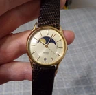 Men's Vintage SEIKO Gold Watch w/ New Battery - Works Great! e62