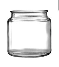 5pcs, 16oz clear glass Anchor Comfort Candle jar