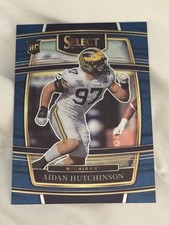 Aidan Hutchinson 2022 Panini Select Draft Picks Concourse Blue RC #33
