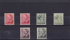 AUSTRALIA 1952 KGVI definitives (6) SG 234/237d. Mint Never Hinged.