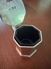 1893 SAMUEL WALTON SMITH STERLING SILVER MUSTARD POT ~ COBALT BLUE GLASS LINER — photo 6