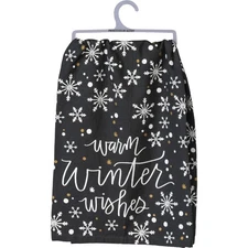 Primitives by Kathy Kitchen Towel - Warm Winter Wishes
