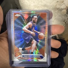 Topps 2023-24 Chrome Prism Refractor #167 Precious Achiuwa New York Knicks