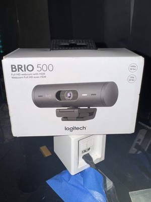 Logitech BRIO 500 Full HD Webcam with HDR - Graphite - 960-001493