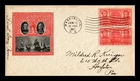 DR JIM STAMPS US COVER NAVY HEROES FIRST DAY ISSUE SCOTT 791 PAIR IOOR CACHET