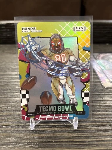 Bo Jackson Battle Arena Tecmo Bowl 80\'s Rad Battlefoil #RD472 Hands Jerry Rice
