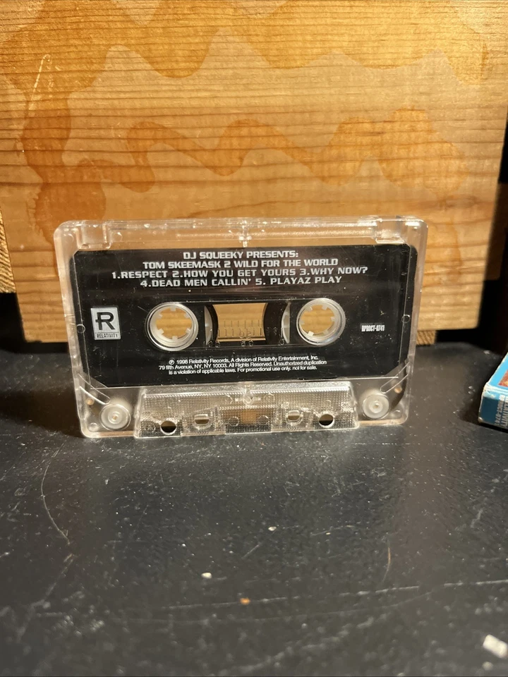 DJ Squeeky Presents Tom Skeemask 2 Wild for The World 1998 Memphis Rap Cassette! - Image 3 of 4