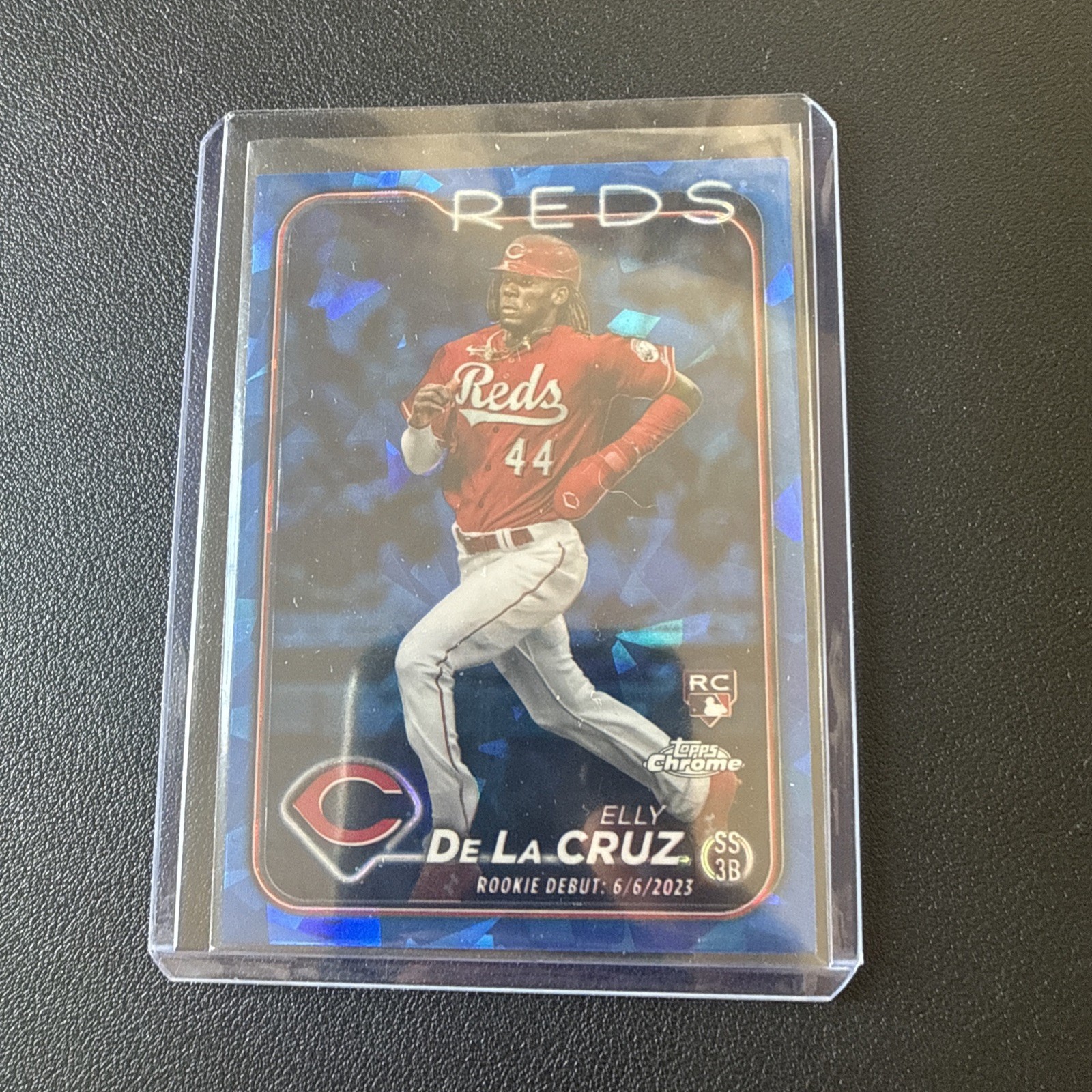 2024 Topps Chrome Update Sapphire Elly De La Cruz Rookie Debut USCS350 Reds