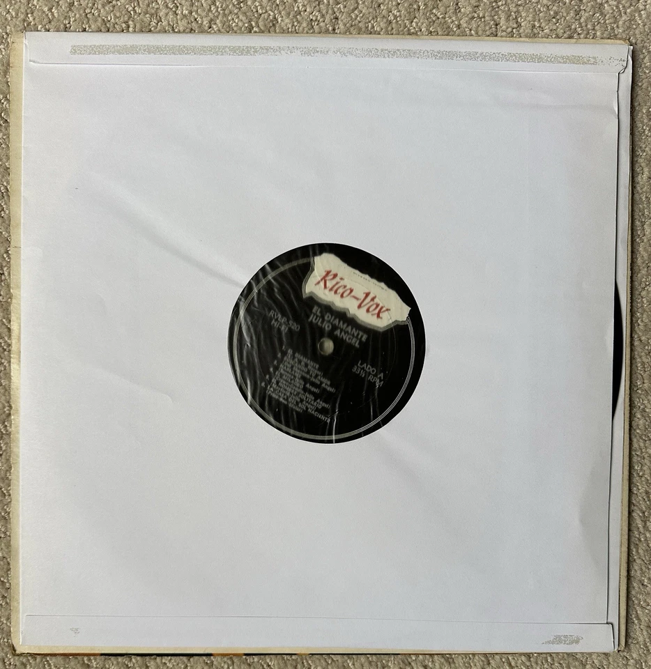 Julio Angel El Diamante LP Vinyl Rico-Vox RVLP-520 VG/VG - Image 3 of 4