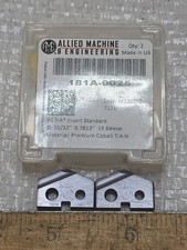 NIB 181A-0025 25/32" ALLIED SPADE DRILL INSERT BIT. AMEC PREM COBALT TiALN NEW