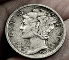 1924-P Mercury Head Dime.  Nice Grade.  10 Cent US Silver Coin