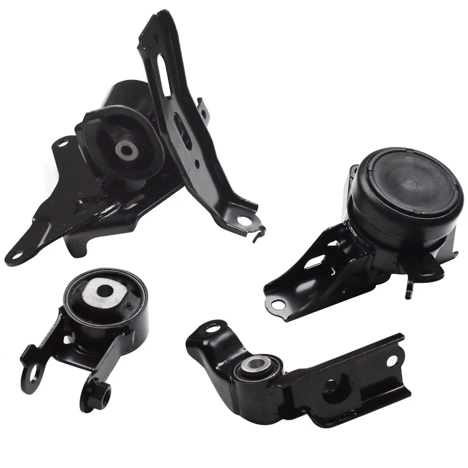 Montaje de motor para Toyota Yaris 2006 2007 2008 2009 2010 2011 L4 1,5 L AT 4 piezas Foto 3 de 4