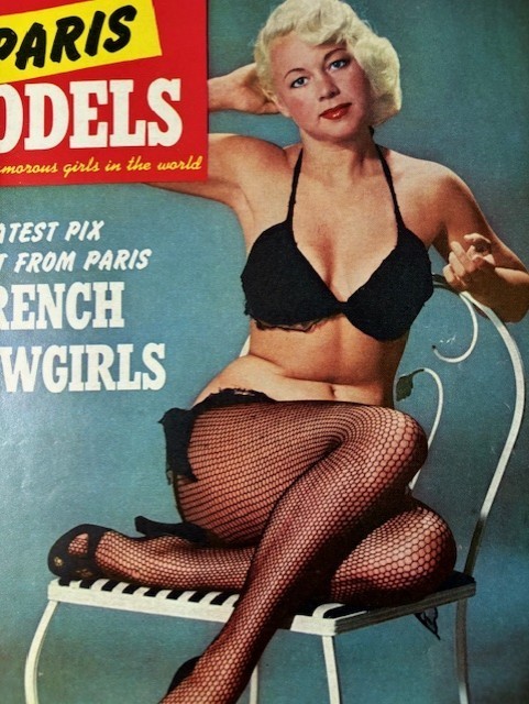 PARIS MODELS  1952 10X8 BURLESQUE MURRAY KORMAN PHOTOS SEE SCAN DESCRIPT  B4BID