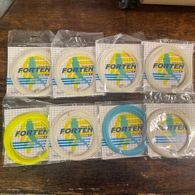 FORTEN SPIN-X Tennis String 15L Gauge With Rough Texture For SPIN 8 Set Total