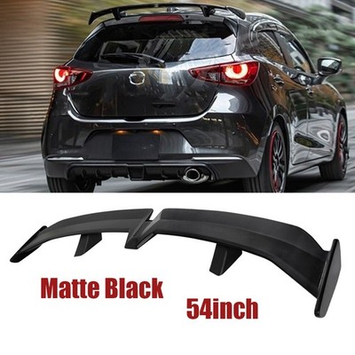 For Mazda 2 3 5 6 CX-3 CX-5 Matte Black Rear Trunk Spoiler GT
