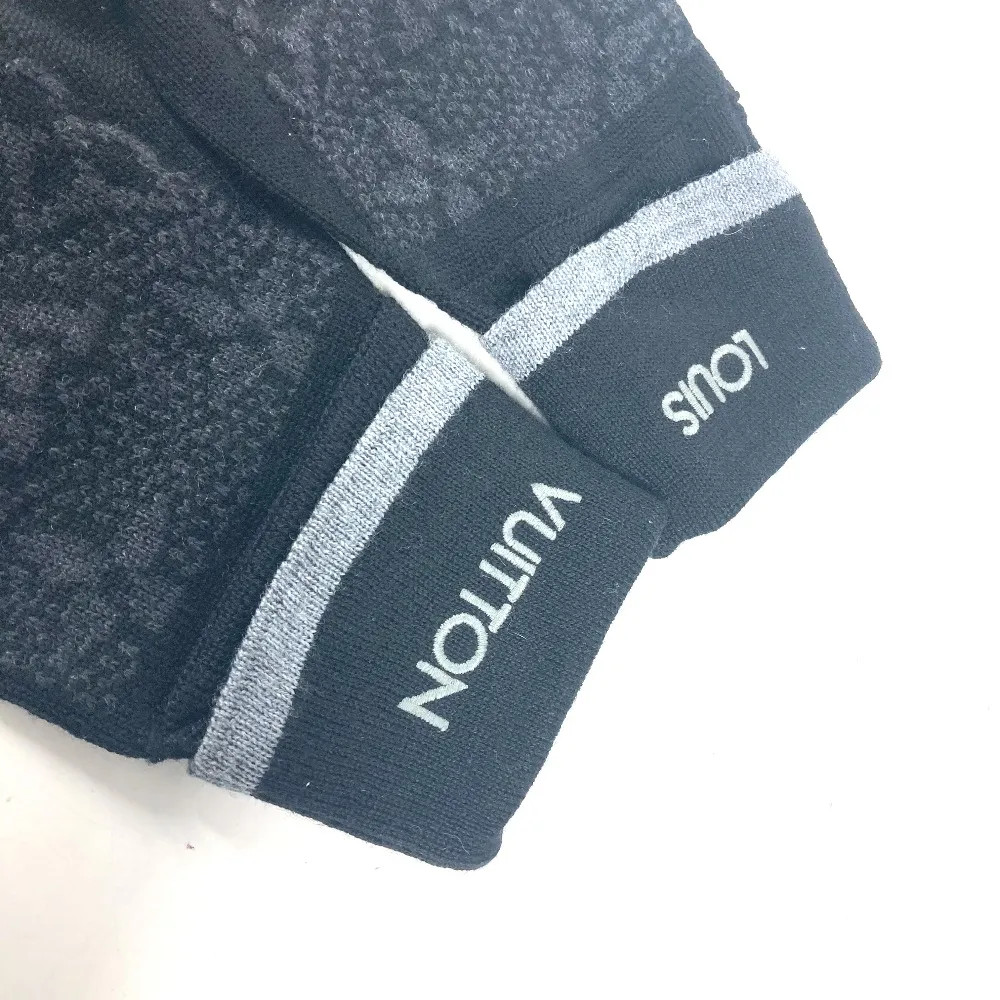 Louis Vuitton Monogram Eclipse WOOL Gloves M73470… - image 11