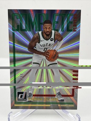 2023-24 Panini Donruss - Complete Players Damian Lillard Red & Green Laser /75