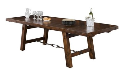 Sunny Designs Tuscany 18'' Distressed Mahogany Wood Bench in Medium Brown