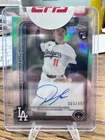 2025 Topps Chrome Roki Sasaki Autograph Chrome Refractor 60/499 Redemption