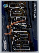 2018-19 Panini Prizm #6 Kevin Durant Get Hyped!