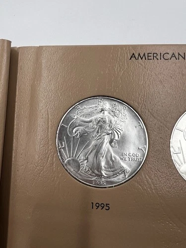 1995 $1 American Silver Eagle 1 Troy Oz Bullion US MINT IN PLASTIC CAPSULE