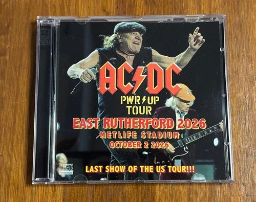 AC/DC East Rutherford, NJ 2026 Angus Young Brian Johnson 2CD