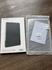 Clear Case with Screen Protector for Amazon Fire HD 10 10th Gen 2021