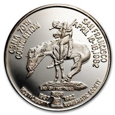 1 oz Silver Art Round - CSNA San Francisco CA (Random Motif) 85.89 per troy oz