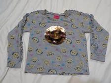 Twirl Girls Gray Emoji Sweatshirt With Sequin Design Size L 10-12 